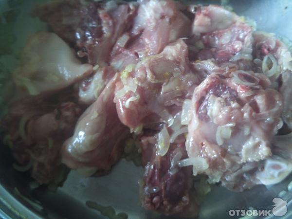 Рецепт Курица в томатно-сметанном соусе. фото