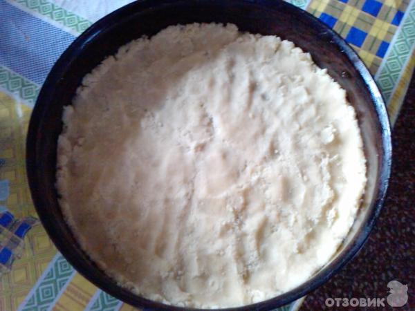 Рецепт: сладкого пирога Творожно-банановый микс фото