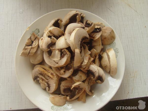 Рецепт Мясо с грибами в сметане фото