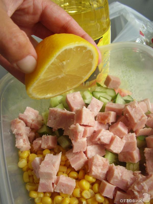 Приготовление салата 