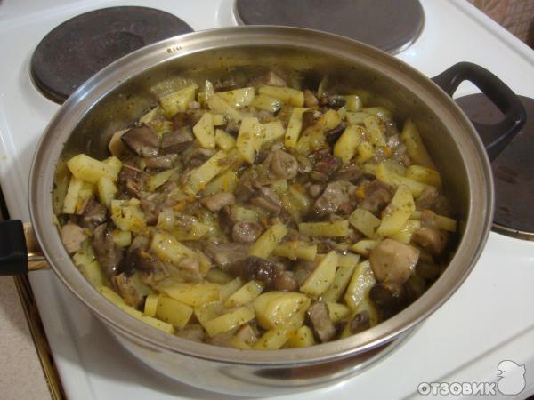 Рецепт грибы жареные с картошкой фото