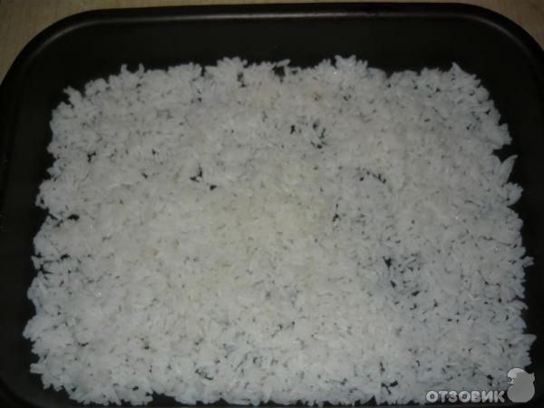 Рецепт запеканки с рисом, курицей и овощами фото