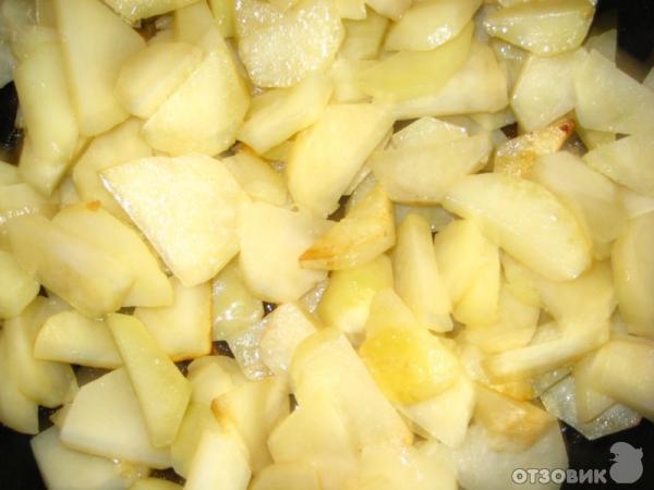 Рецепт Картофель, тушенный в луковом соусе фото