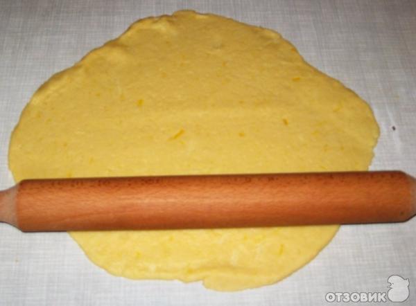 Рецепт Посыпной пирог с мандаринами фото