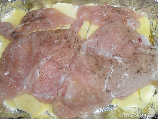 Рецепт Мясо по французски с картошкой фото