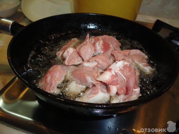Рецепт Мясо жаренное по-деревенски фото
