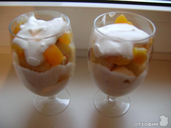 Рецепт тирамису с консервированными ананасами и абрикосами фото