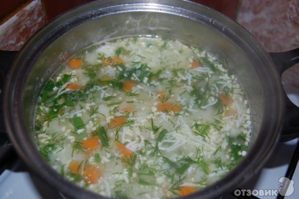 Рецепт суп с цветной капустой Снежок фото
