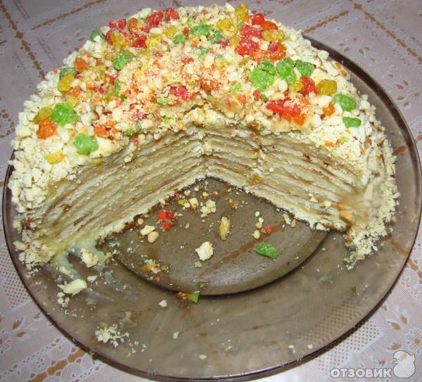 торт на сковороде
