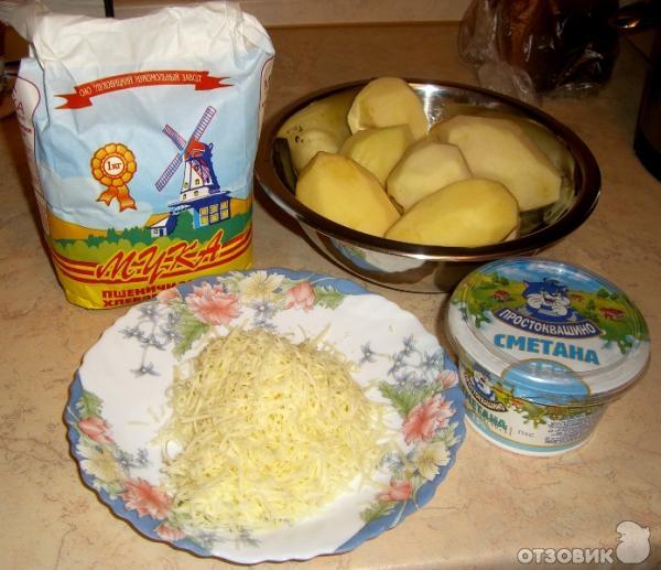 Рецепт Картофель с грибами, запечённый в духовке фото