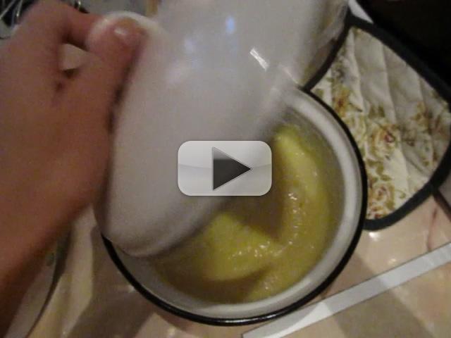 Видео Рецепт Заварной крем с апельсиновым соком