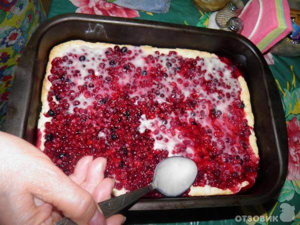 Рецепт Пирог с брусникой фото
