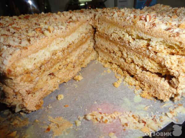 Рецепт торта Песочный с миндалем фото