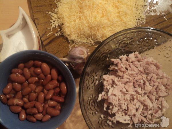 Рецепт салат из красной фасоли фото