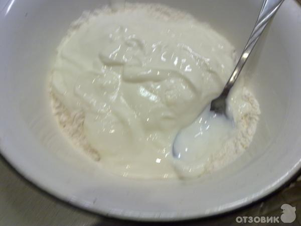 Рецепт Абрикосовый пирог с йогуртом фото