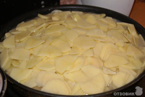Рецепт Треска тушеная с картошкой фото