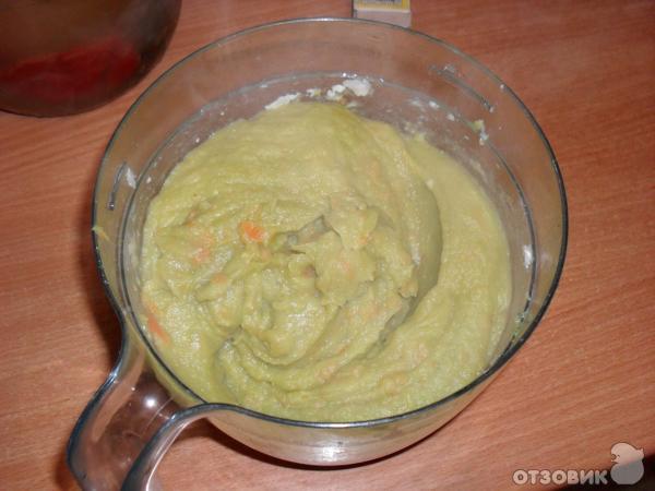 Рецепт Овощной суп-пюре с брокколи и куриными фрикадельками фото