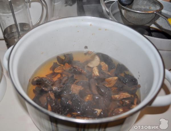 Рецепт суп из сушёных грибов фото