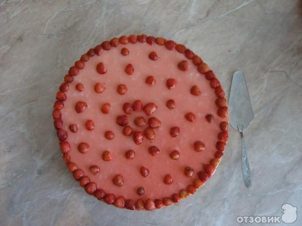 Рецепт Клубничный торт-суфле фото