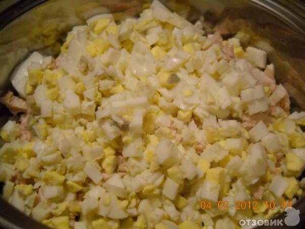 Рецепт Салат с белой фасолью фото