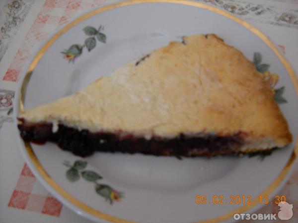 Рецепт Черничный пирог фото