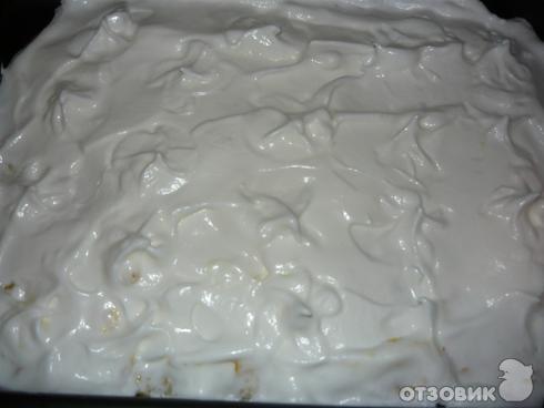 Рецепт Цитрусовый пирог с воздушным безе фото