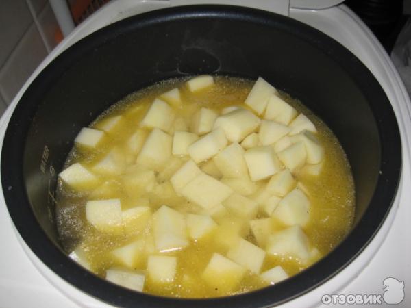 Рецепт Тушеная картошка с курицей фото