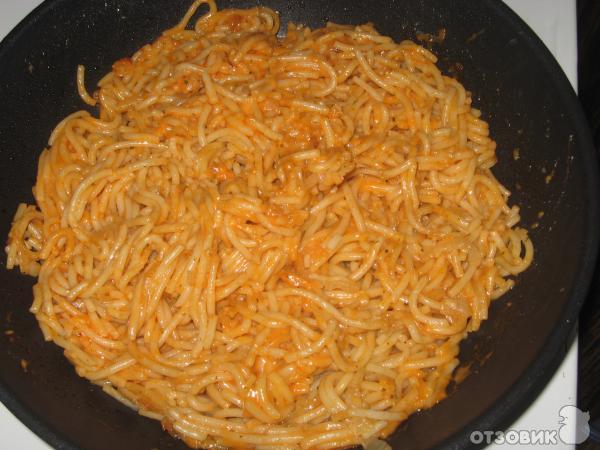 Рецепт Спагетти с томатным соусом фото
