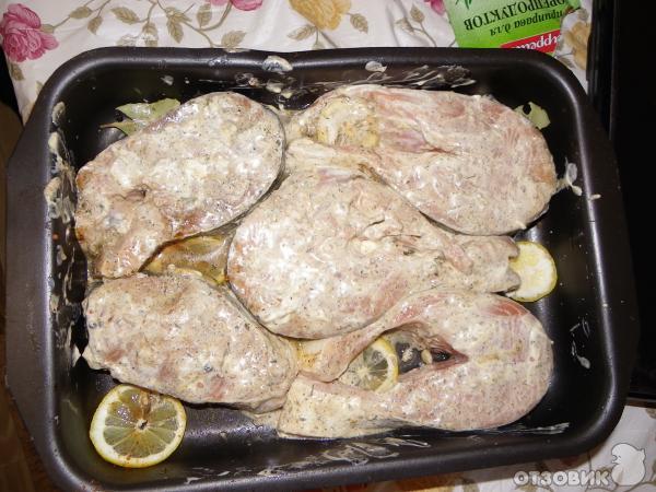 Рецепт Стейки семги/форели запеченные в духовке фото