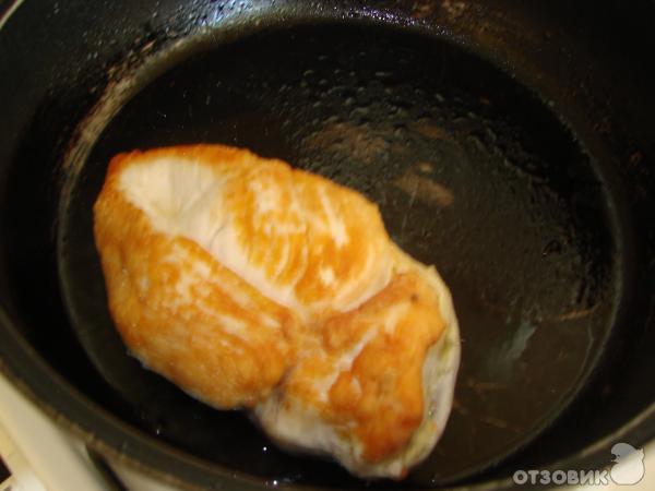 Рецепт Куриная грудка фаршированная сыром в панировке фото