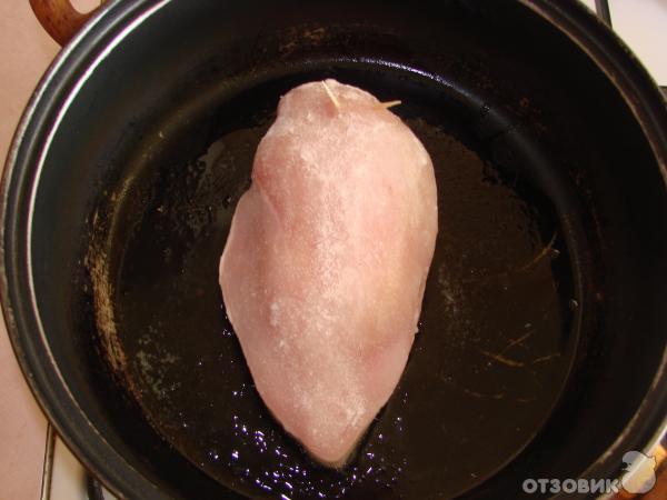 Рецепт Куриная грудка фаршированная сыром в панировке фото