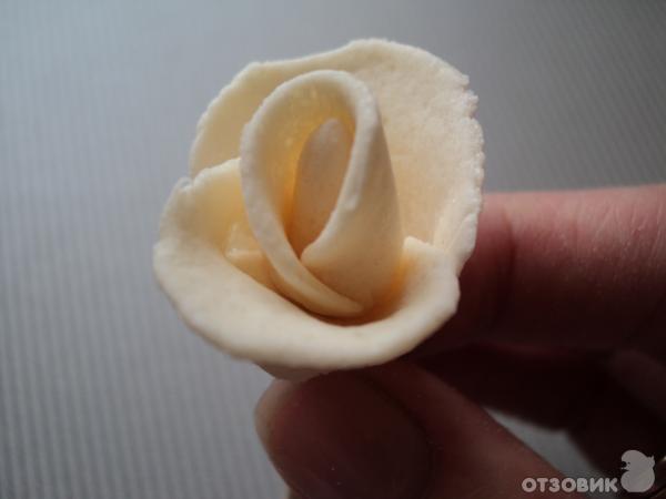 Рецепт Розы из марципана фото