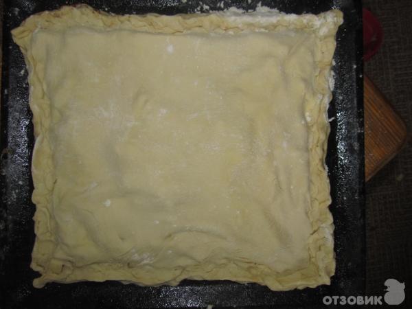 Рецепт слоеного пирога с яблоками фото