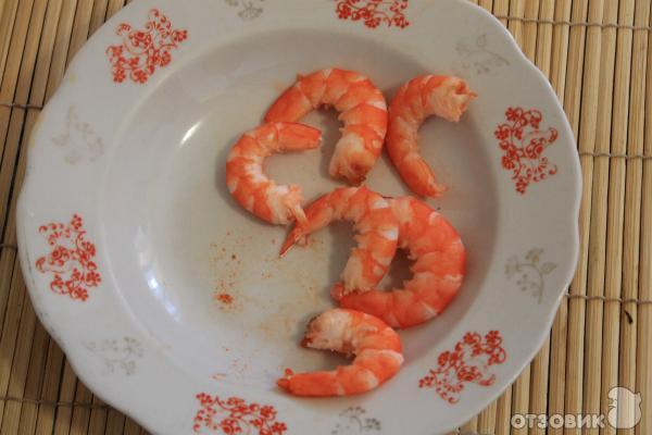 Рецепт Суши с креветками и слабосоленой семгой фото