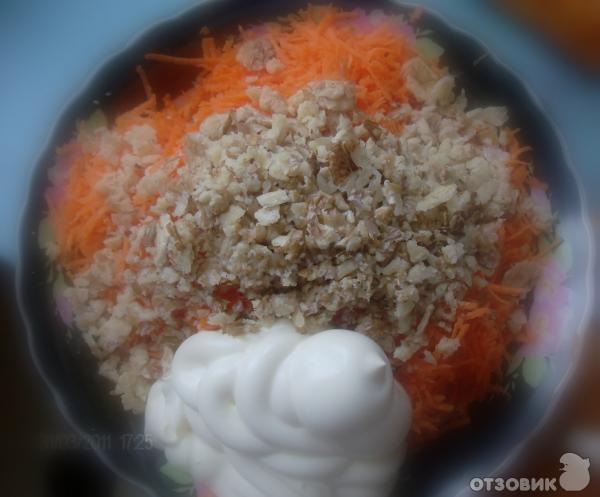Рецепт Морковный салат с орехами фото