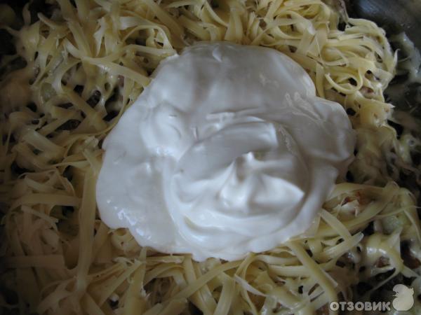 Рецепт Картошка с грибами под соусом фото