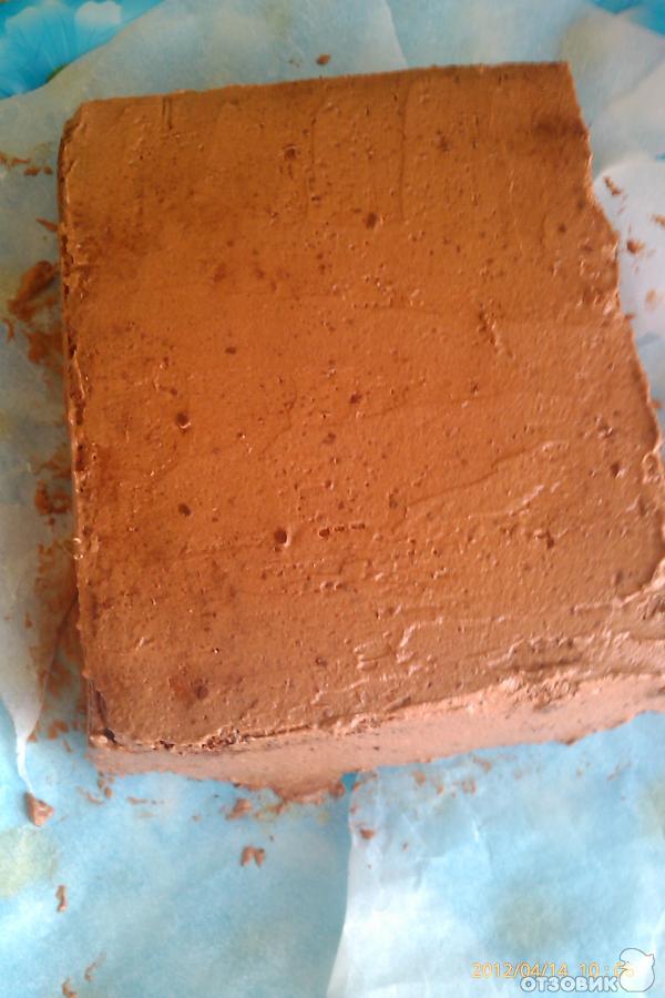 рецепт бисквитный торт с шоколадным кремом фото