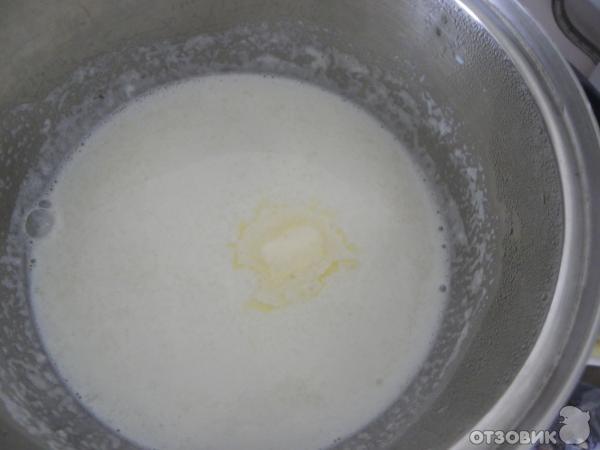 Рецепт Манная каша на молоке без комочков фото