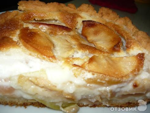 яблочный сметанный пирог рецепт | Дзен