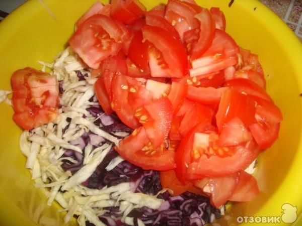 салат с красной капустой