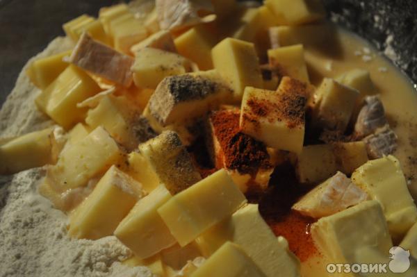Приготовление сырного печенья