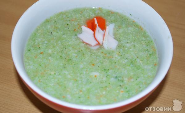 Рецепт Суп-пюре из брокколи и цветной капусты фото