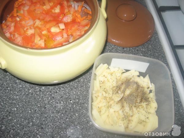 Рецепт -Курица в горшочке с картошкой фото