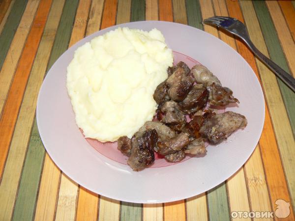Рецепт Мясо жаренное с чесночком фото