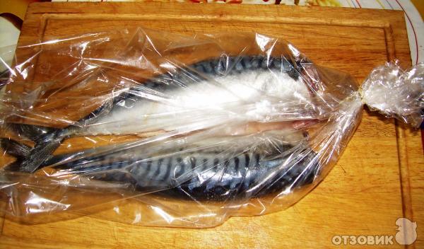 Запеченная рыба в рукаве — тунец в духовке