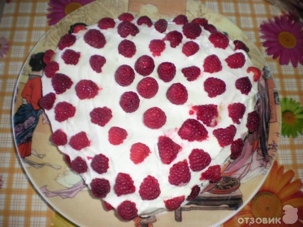 Летний ягодный торт