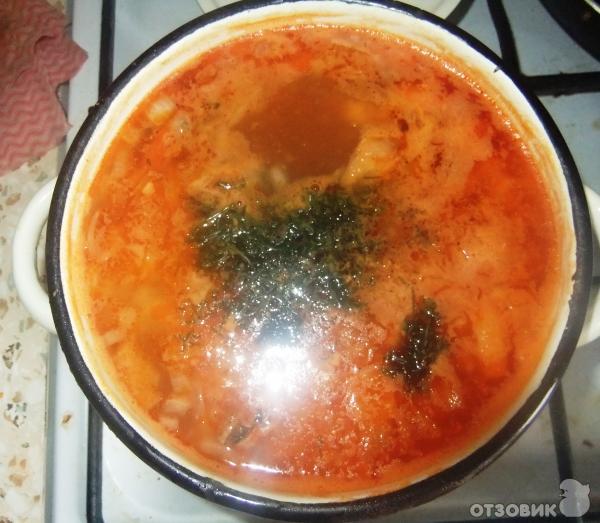 Рецепт суп из кильки в томатном соусе фото