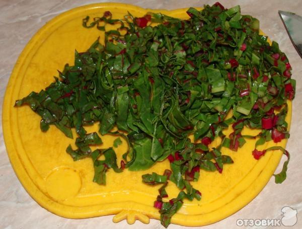 Рецепт Рагу из куриных сердец и весенний салат фото