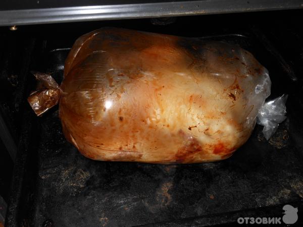 Рецепт Курица под маринадом, запеченная в рукаве фото