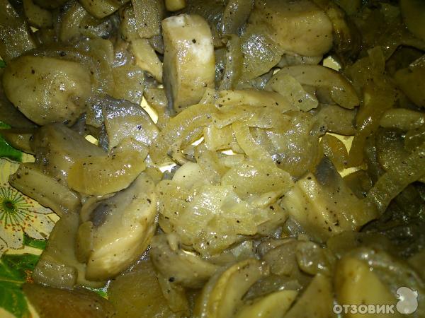 Рецепт Свиная отбивная с грибами фото
